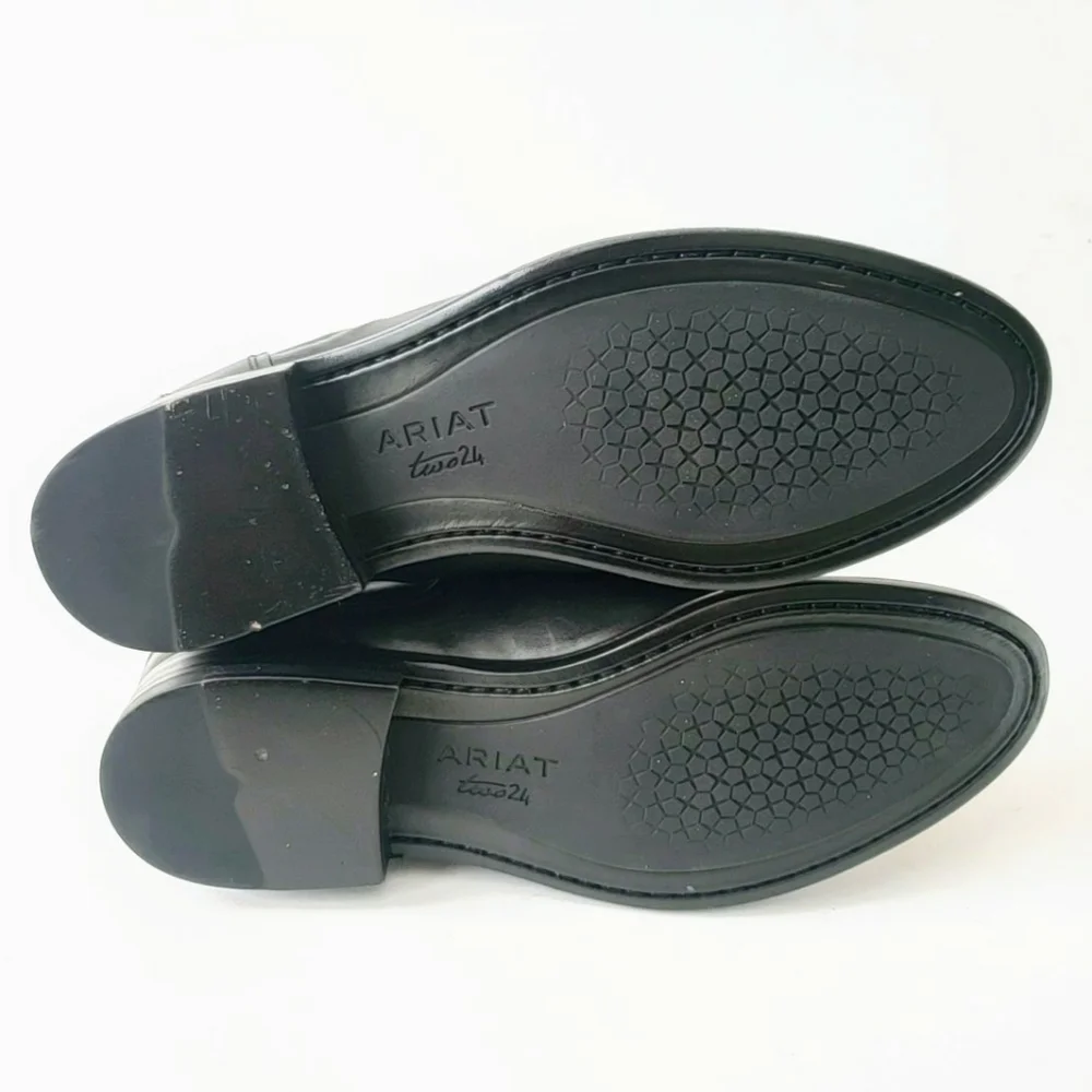 Ariat Two24 Parker Black Leather Chelsea Boots Size 6 and 9 New in Box - Picture 12 of 13